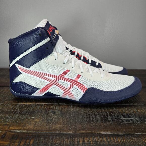 NEW Asics Matcontrol Mens Size Wrestling Boxing Shoes White